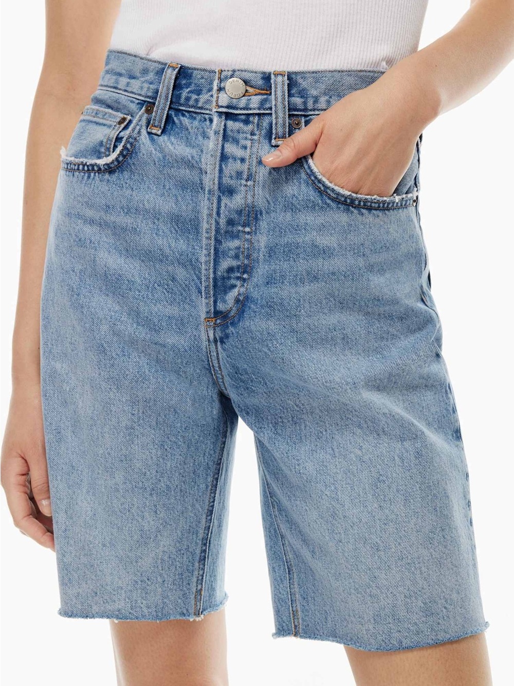Denim Forum The Joni Loose Long Short - Picture 3 of 12
